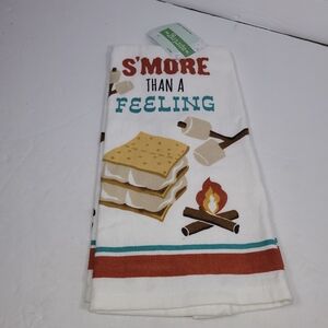 The Spring Shop S'more Camping Kitchen Towel - 2 Sided Print